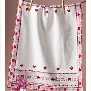 The Bistro Tile Dishtowel: Valentine's Edition